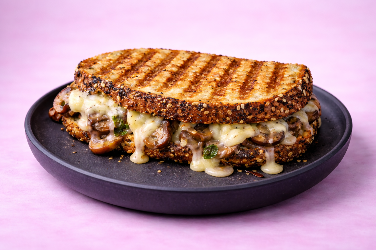 Cheese & Mushroom Panini